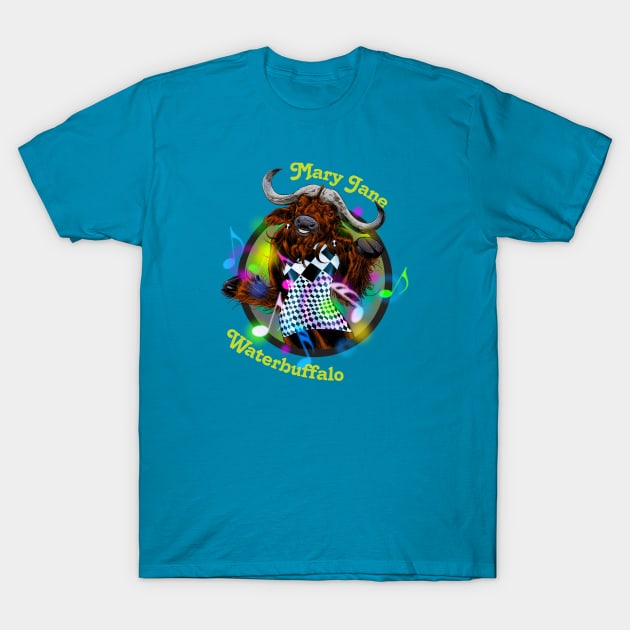 Mary Jane Waterbuffalo T-Shirt by ThirteenthFloor